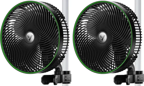 Miniatura 12 de VIVOSUN AeroWave E6 Gen2, ventilador de clip para tienda de cultivo de 6 pulgadas, motor EC, control inteligente, potente ventilador oscilante