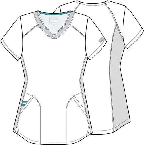 Miniatura 7 de Cherokee Ropa quirúrgica superior para mujer, con cuello en V, WW601