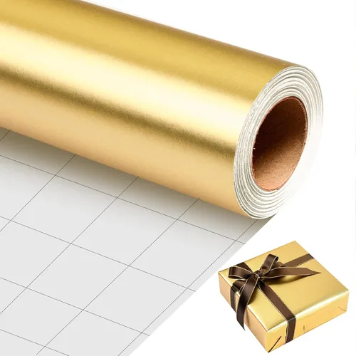Miniatura 11 de Homeral Rollo de papel de regalo Jumbo de 30 pulgadas x 32.8 pies, color azul rey metálico para Navidad, cumpleaños, vacaciones, boda, baby shower