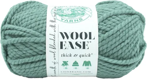 Miniatura 89 de Lion Brand Yarn - Ovillo de lana Wool-Ease Thick & Quick color fuerza aérea