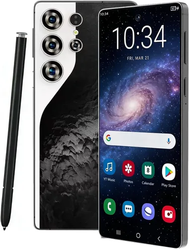 C26 Ultra Desbloqueado 5G Teléfono móvil, teléfono móvil Android 15 con bolígrafo incorporado, pantalla grande de 6.9 pulgadas, 8GB+256GB, Dual SIM