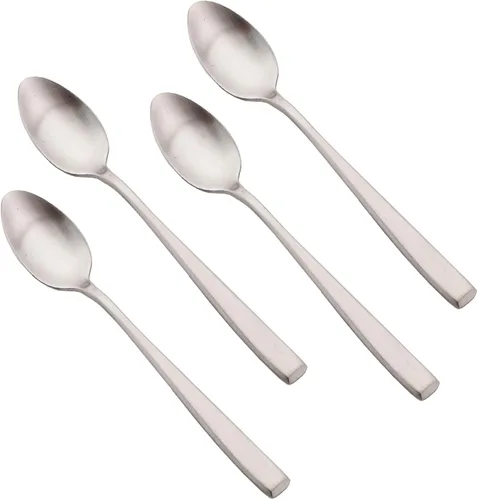 Miniatura 10 de JASHII Juego de 4 cuchillos de cena de 9.05 pulgadas, acero inoxidable 304 chapado en titanio, cuchillos de mesa de plata mate, esparcidor