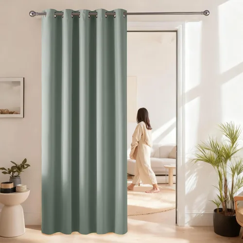 Miniatura 33 de RYB HOME - Cortinas opacas para patio - Cortinas con ojales sólidos, paneles de ventana grandes, eficiencia energética, cortinas de privacidad