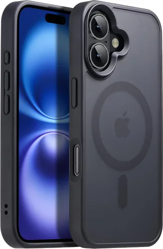 Miniatura 26 de Funda para iPhone 17 Pro Max con protector de lente de cámara [protección de grado militar de 10 pies] compatible con MagSafe a prueba de golpes