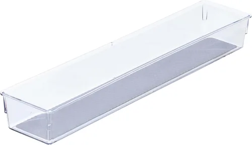 Miniatura 14 de Glad Bandeja de almacenamiento de plástico para cajones, contenedor organizador resistente para el hogar, cocina, baño, dormitorio, oficina, pies
