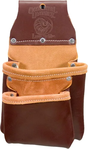Occidental Leather Bolsa utilitaria compacta - 2 bolsillos - Diseño minimalista para uso flexible - Fabricado en Estados Unidos