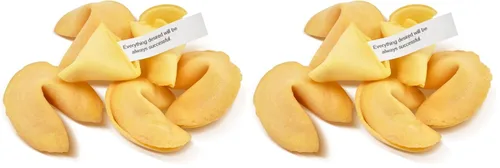 Miniatura 13 de Soeos Fortune Cookies, galletas Fortune envueltas individualmente a granel, aproximadamente 25 galletas, galletas crujientes empaquetadas