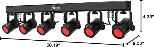 Miniatura 9 de Sistema de iluminación de cuatro colores LED RGBW de 6 puntos