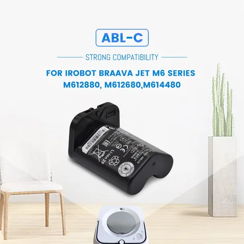Miniatura 3 de DGFTB ABL-C - Batería de aspiradora para iRobot Braava Jet M6 6110 Series M611020 M612880 M612680 M614480 6100 Ultimate Robot Mop Número de pieza