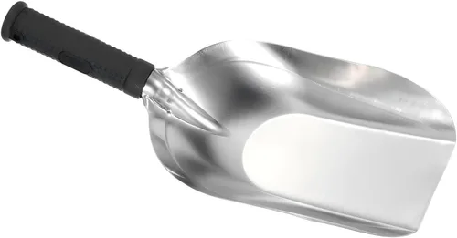 Pala de mano de jardín de acero inoxidable 11.8" x 4.5" cucharada | Herramienta multiusos para trasplante, deshierbe, excavación y recolección de