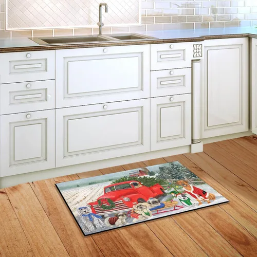 Miniatura 2 de Briarwood Lane - Alfombra navideña con temática de perros de Navidad