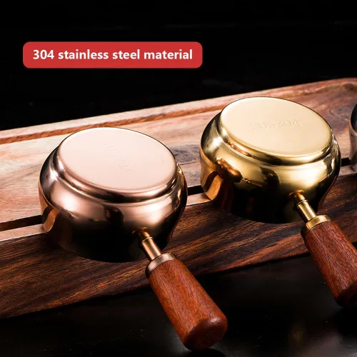 Miniatura 4 de Mini Cacerola de Salsa, Cacerola de Acero Inoxidable Reutilizable 304, Recipiente para Derretir Chocolate, Cuencos para Sumergir Vinagre, Cuenco