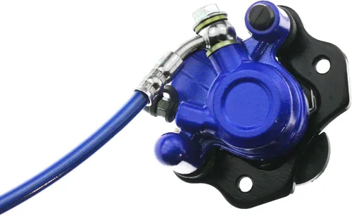 Miniatura 7 de PRO BAT Sistema de pinza de freno de disco trasero hidráulico/pastillas para 125cc 250cc ATV Quad PIT PRO Dirt Bike Buggy (azul)