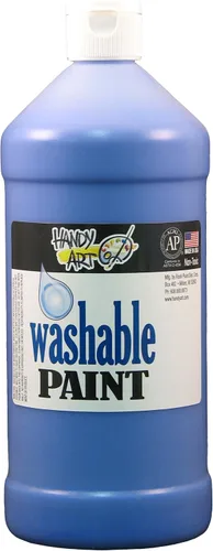 Miniatura 20 de Handy Art Pintura lavable de 16 onzas, color negro