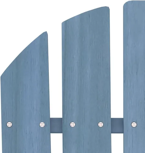 Miniatura 6 de Blue Adirondack Chair, 34.1"x27.4"x35.2" Solid Fir, 242.5 lb, Patio/Balcony