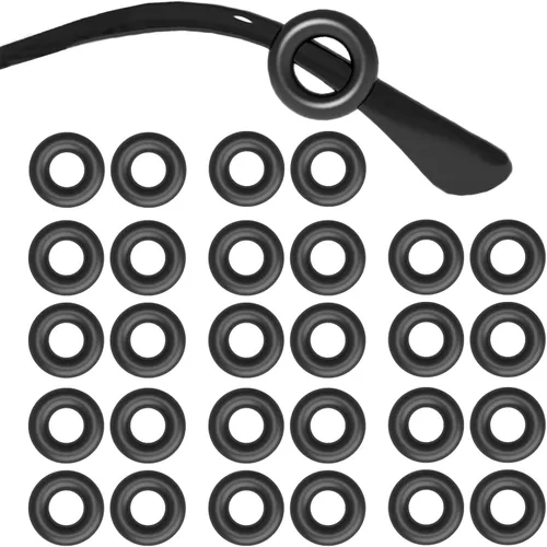 SMARTTOP 14 pares de ganchos antideslizantes para orejas de gafas con funda - Ganchos para orejas de gafas - Agarre antideslizante cómodo para gafas