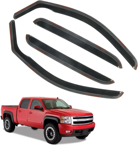 Miniatura 51 de Protectores de lluvia in Channel para Jeep Grand Cherokee L 2021, 2022, 2023, 2024, 2025 2026, deflectores de viento laterales duraderos, viseras