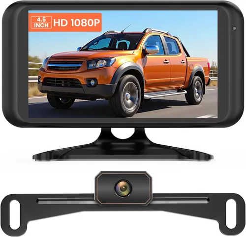Miniatura 10 de AUTO-VOX CS-2 Cámara de respaldo inalámbrica con monitor de auto de 4.3", Sistema de cámara de respaldo de señal digital estable de fácil