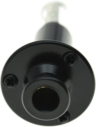 Miniatura 4 de KAISH 0.250 in Guitarra eléctrica acústica Bajo Mono Endpin Salida Jack Correa Botón Jack Socket Negro