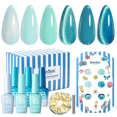 Miniatura 19 de Beetles - Lámpara de uñas LED UV, luz de uñas blanca caramelo con 3 temporizadores de 30/60/90 segundos y pantalla de cuenta regresiva para esmalte