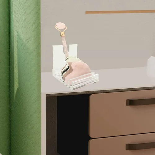 Miniatura 7 de YeeBeny Gua Sha y soporte de rodillo facial, soporte de herramientas facial acrílico, organizador de cuidado de la piel, contenedor