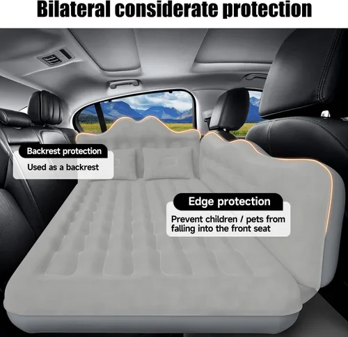 Miniatura 4 de colchón de aire para coche, colchón inflable para SUV y camión, colchón de aire para asiento trasero, cama inflable para camping, colchón de aire