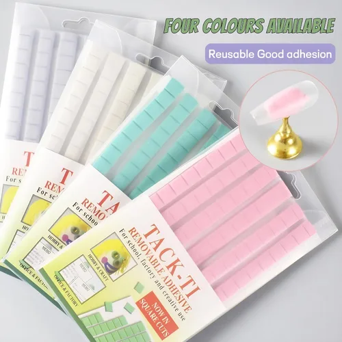 Miniatura 2 de Arcilla reutilizable para arte de uñas, arcilla adhesiva para uñas, puntas de uñas postizas profesionales, herramienta de manicura adhesiva