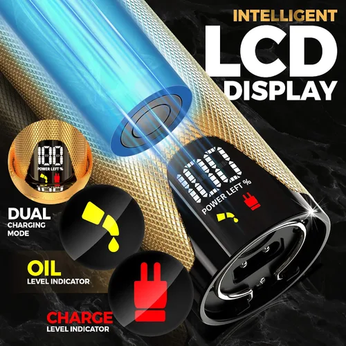 Miniatura 6 de OVLUX Cortapelos para hombres profesionales para cortar el cabello con protectores cortapelos cuerpo de metal completo y kit de aseo inalámbrico