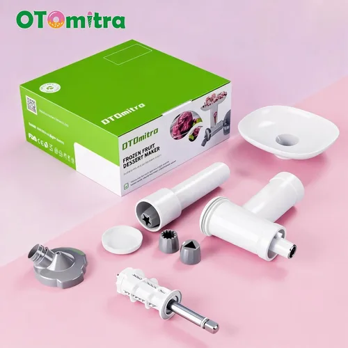 Miniatura 9 de Accesorio para máquina de helados para batidora de pie KitchenAid, máquina de postres suaves con frutas congeladas sin lácteos, máquina de yogur