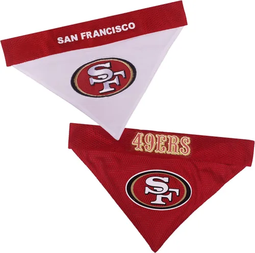 Miniatura 8 de Pets First Bandana para perro NFL – ARIZONA CARDINALS - Bandana reversible para mascotas deportiva de 2 caras con un logotipo de equipo bordado