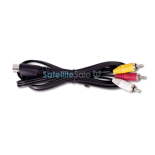 Miniatura 5 de SatelliteSale Audio Video 10 Pin RCA Composite DirecTV Cable de Repuesto Cable Universal Cable PVC Negro Cable 6 pies