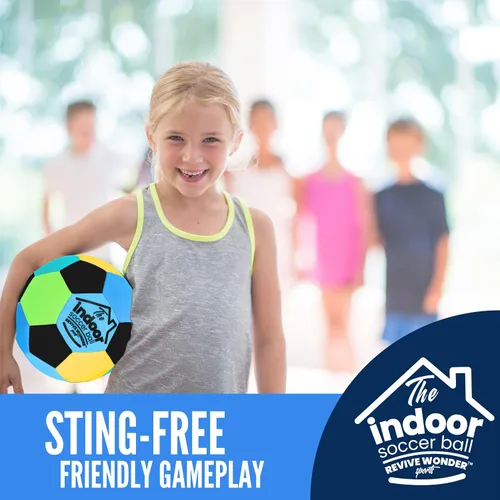 Miniatura 5 de La Pelota Interior — Pelota de Fútbol de Espuma Suave Acolchada Tamaño 4 para Niños (Edad 3+) — Pelota de Casa Esencial o Regalo de Fútbol