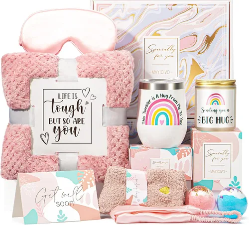 Regalos para mujeres, regalos de cumpleaños inspiradores para mujeres, paquete de cuidado personal, cestas de regalo para amigos después de la A4.
