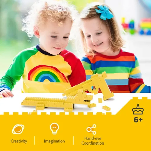 Miniatura 2 de Ladrillos de construcción clásicos, 100 piezas de bloques de construcción de 2 x 4, juguetes de construcción creativos STEM compatibles con todas