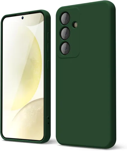 Miniatura 72 de oakxco Funda para teléfono Samsung Galaxy S21 Ultra con agarre de silicona líquida, bonita funda delgada y delgada de goma suave de TPU lisa