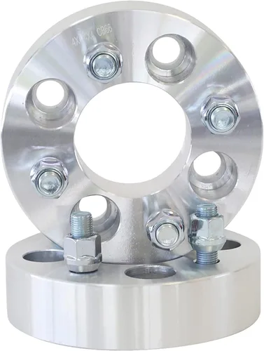 Miniatura 6 de 4x4 EZ GO EZGO Club tacos espaciadores de rueda para Carrito de golf 1/2x20 - SmartPartsCo., plateado (2 QTY Silver)