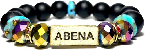 Miniatura 65 de Pulseras africanas tradicionales con nombre nacido en el día para mujeres de Ghana, materiales naturales, ajuste cómodo y holgado