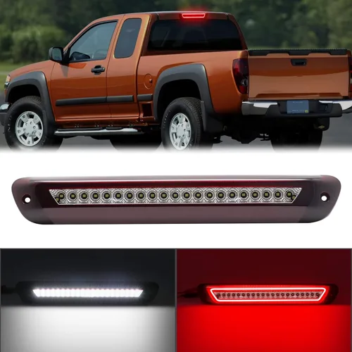 R&F Auto Tercera luz de freno LED de repuesto para Colorado/Canyon (2004-2012) Luces de carga de techo de camioneta, lámpara de freno de montaje B