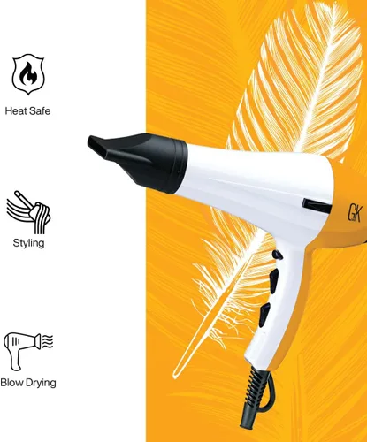 Miniatura 2 de GK Hair Secador ligero de plumas, altamente rendimiento para peinar y alisar