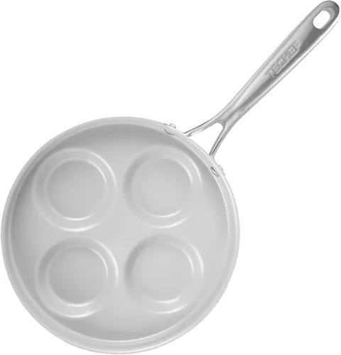 Miniatura 16 de TECHEF - CeraTerra - Sartén de cerámica antiadherente Tamagoyaki para tortilla japonesa, sartén para huevos, sin PTFE, PFAS y PFOA), listo