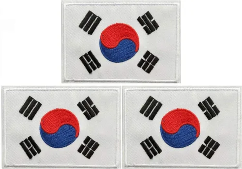 Miniatura 16 de Paquete de 3 parches de bandera de Colombia, parche bordado de bandera de Colombia, para sombreros, bolsas tácticas, chaquetas, parches de ropa