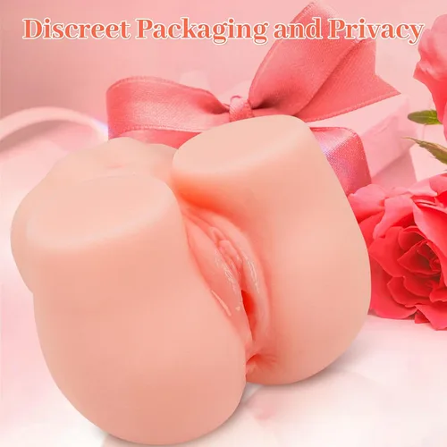 Miniatura 6 de Coño de bolsillo de 1.5 libras para hombres, masturbadores masculinos, muñeca sexual realista con vagina anal, juguete sexual realista 2 en 1