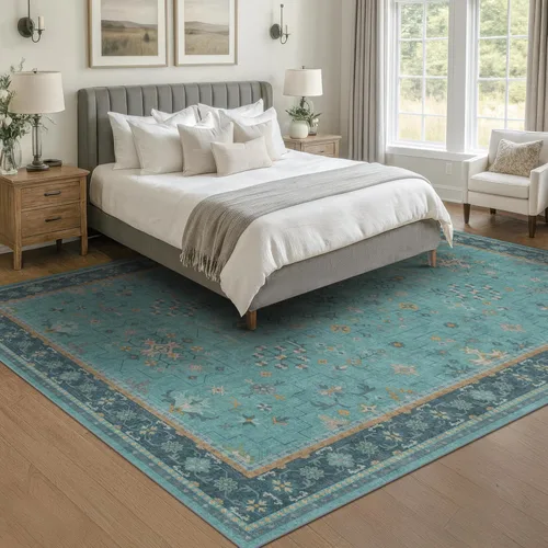Miniatura 53 de Alfombra Boho Negra para Sala de Estar - Alfombra de Área Lavable de 10x14 Pies, Alfombras de Comedor para Debajo de la Mesa, Alfombra Suave de Pelo
