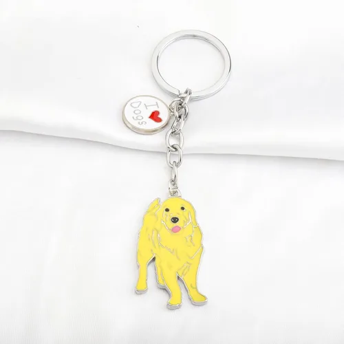 Miniatura 5 de FUSTMW Llavero Golden Retriever para amantes de los perros, regalo para dueños, regalo de Golden Retriever