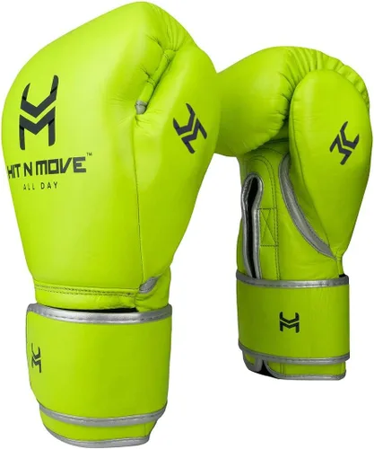 Miniatura 10 de HIT N MOVE Guantes de boxeo All Day Pro Balance con gancho y bucle, guantes de boxeo para hombre, equipo de boxeo, guantes de entrenamiento