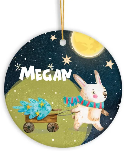 Miniatura 21 de Adorno de muñeco de nieve personalizado, muñeco de nieve de Papá Noel, adorno de Navidad con nombre personalizado, lindo adorno de muñeco de nieve