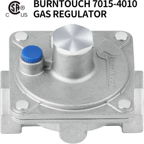 Miniatura 4 de BurnTouch - Regulador de gas 7015-4010 1/2 PSIG 3/4 pulgadas NPT gas natural y propano líquido NAT 4 pulgadas - GLP 10 pulgadas WC, para cocinas