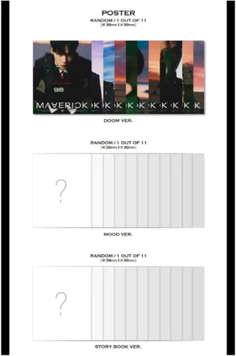 Miniatura 7 de THE BOYZ 3er álbum sencillo - MAVERICK (DOOM Ver.) Álbum Y