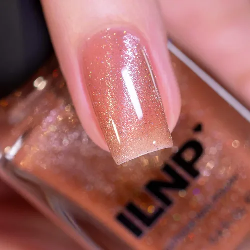 Miniatura 3 de ILNP Sandbar - Esmalte de uñas holográfico magnético beige arena