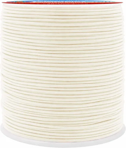 Miniatura 74 de Mandala Crafts Cuerdas elásticas color burdeos de 0.079 pulgadas para hacer joyas y cuentas, cuerda elástica de 76 yardas, hilo elástico redondo